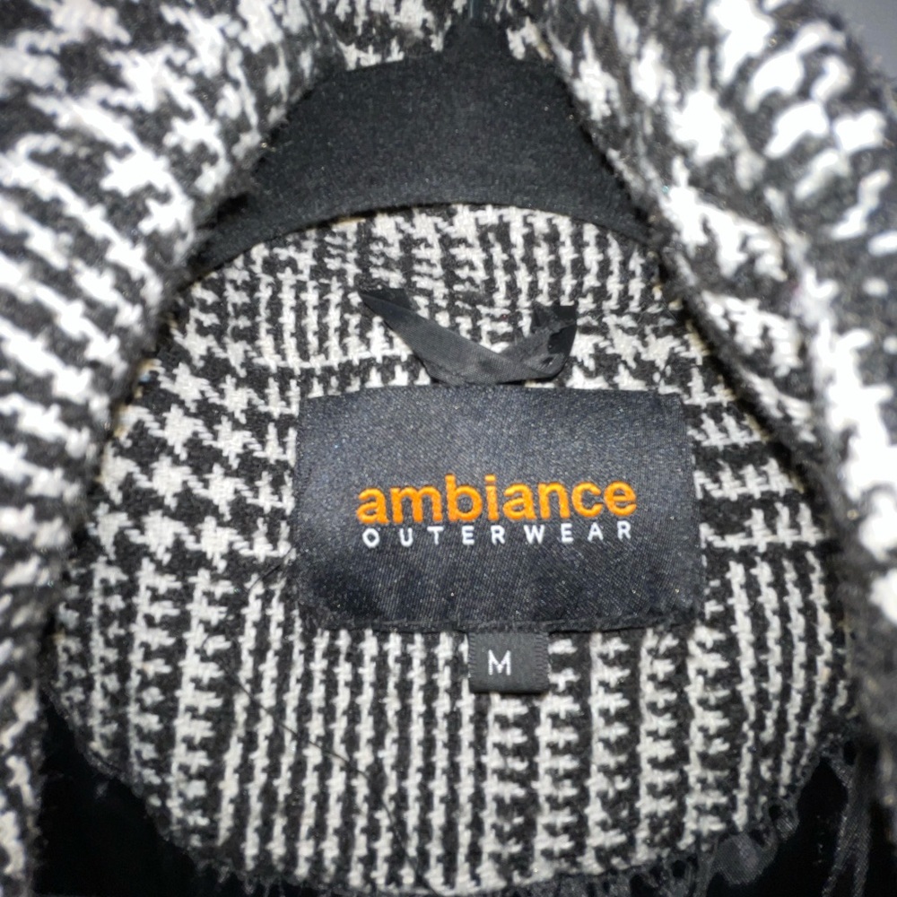 Black And White Patterned Blazer Jacket - image 3